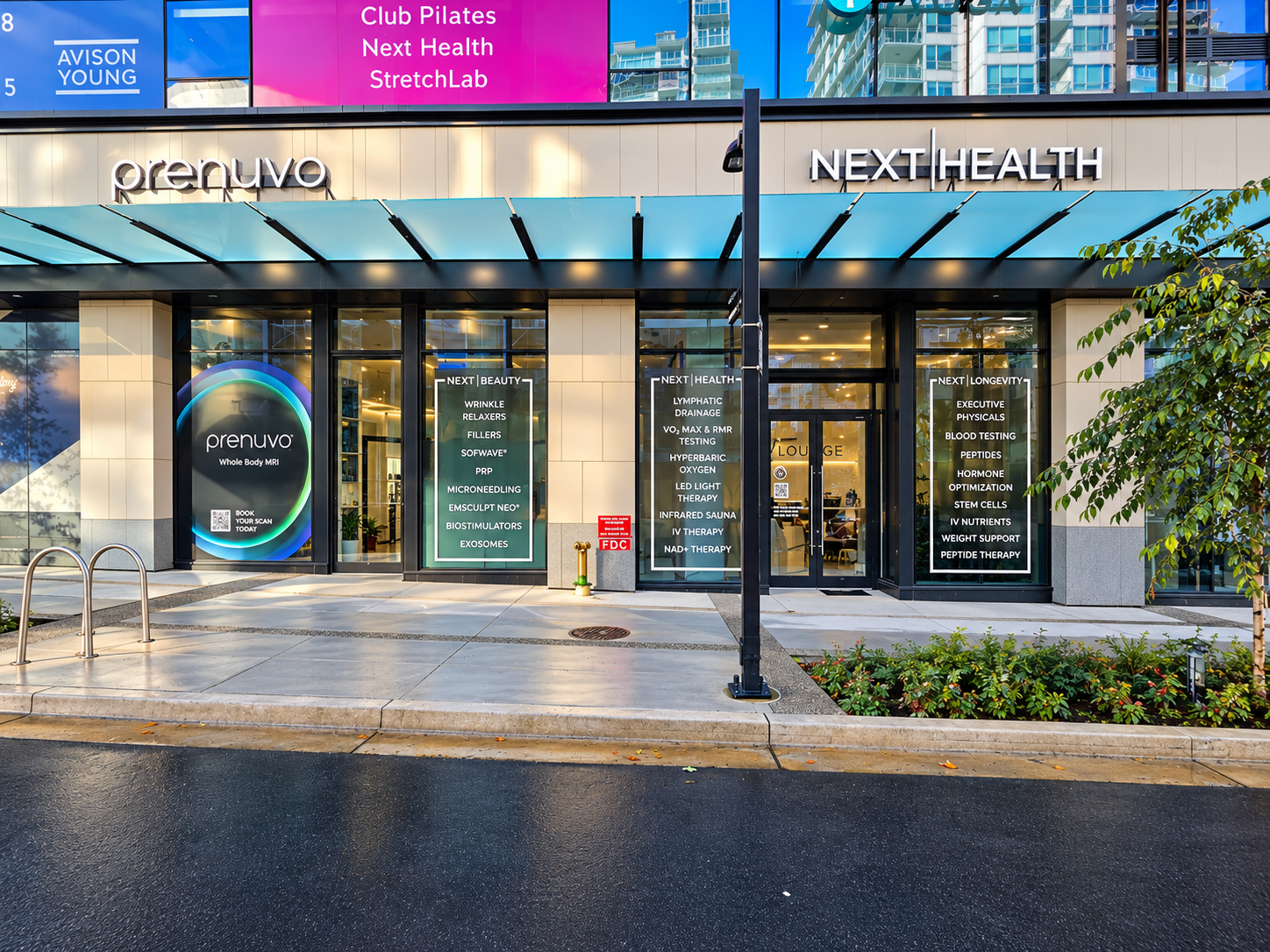 Next Health Vancouver clinic at 123 & 125 East 13th Street, North Vancouver, BC