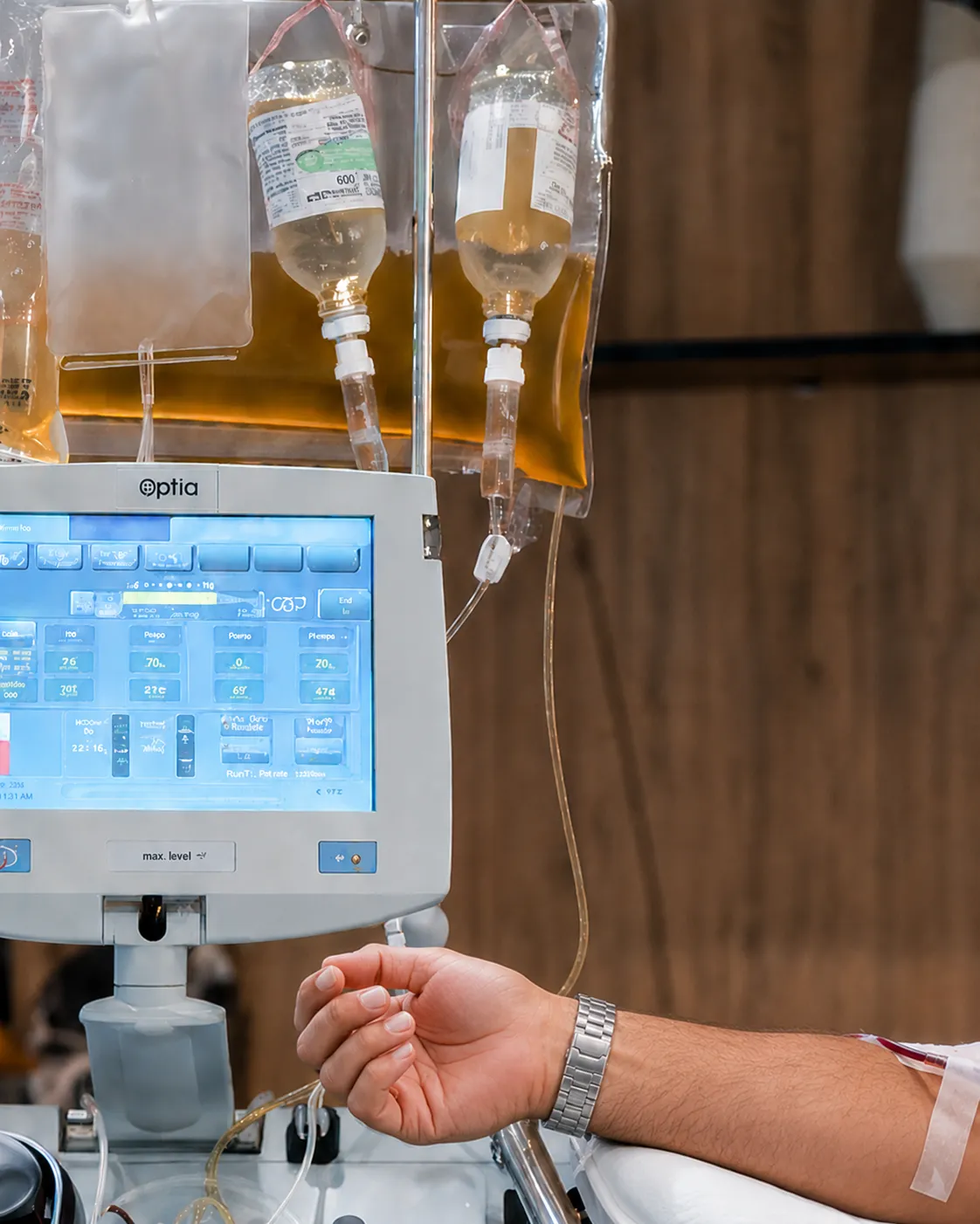 Therapeutic Plasma Exchange treatment in progress at Next Health